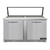 Continental Refrigerator SW60N24M-HGL-FB 60" W Two-Section Two Door Mighty Top Sandwich Unit with Hinged Glass Lid
