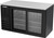 Beverage Air BB58HC-F-GS-B 58" W Two-Section Sliding Glass Door Food Rated Back Bar Refrigerator - 115 Volts