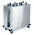 Lakeside 6309 Easy-Glide 9.13" Dia. Round Stainless Steel 3-Tube Cabinet Heated Mobile Dish Dispenser