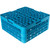 Carlisle RG25-314 25 Compartments Polypropylene Blue OptiClean Dishwasher Glass Rack