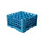 Carlisle RG25-414 25 Compartments Polypropylene Blue OptiClean Dishwasher Glass Rack