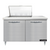 Continental Refrigerator D48N12M 48" W Two-Section Two Door Designer Line Mighty Top Sandwich Unit