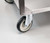 Lakeside 446 36.38" W Stainless Steel 4-Shelf Open Tray Truck with Push Handle