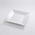 American Metalcraft SQP10 Plastic White Square Endurance Platter