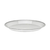 Cal-Mil 315-12-12 12" W x 1" H Clear Round Turn N Serve Shallow Tray