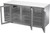 Beverage Air BB72HC-G-S 72" W Stainless Steel 3 Glass Doors Refrigerated Back Bar Storage Cabinet - 115 Volts