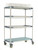 Metro PR48VX3 Metromax I Mobile Drying Rack Unit 48"W 4-Tier