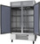 Beverage Air RB49HC-1S 52" W Two-Section Solid Door Reach-In Vista Refrigerator