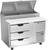 Beverage Air DPD46HC-3 46" W One-Section Pizza Top Refrigerated Counter