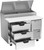Beverage Air DPD46HC-3 46" W One-Section Pizza Top Refrigerated Counter