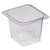 Cambro 65CLRCW135 Camwear 1/6 Size Clear Colander 5" Deep