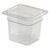 Cambro 65CLRCW135 Camwear 1/6 Size Clear Colander 5" Deep