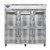 Continental Refrigerator 3RNGDHD 78" W Three-Section Reach-In Refrigerator