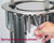 Lakeside 991 Adjust-a-Fit 13.5" Dia. Oval Stainless Steel 2-Tube Shielded Mobile Dish Dispenser