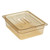 Cambro 20HPCHN150 H-Pan 1/2 Size Amber Cover - 6/Case