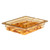 Cambro 20HPCHN150 H-Pan 1/2 Size Amber Cover - 6/Case