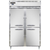 Continental Refrigerator D2FSNHD 52" W Two-Section Solid Door Reach-In Designer Line Freezer - 115 Volts