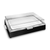 Eastern Tabletop 9085MB Rectangular Black Stainless Steel Cold Buffet Chafing Dish