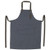 Winco BA-3327B Blue Bib Apron - 33-1/2"L x 27"W