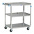 Lakeside 322 30.75" W 300 Lbs. Stainless Steel 3 Shelves Utility Cart