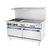 Turbo Air TARG-4B36G-LP 60" Liquid Propane Radiance Restaurant Range - 257,000 BTU