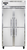 Continental Refrigerator 2RSESNSAHD 36.25" W Two-Section Solid Door Reach-In Slim Line Refrigerator