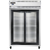 Continental Refrigerator 2RSNSGD 52" W Two-Section Glass Door Reach-In Refrigerator