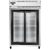 Continental Refrigerator 2RSNSGD 52" W Two-Section Glass Door Reach-In Refrigerator