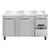 Continental Refrigerator RA60NBS 60"W Two Door Stainless Steel Refrigerated Base Worktop Unit With 6"H Backsplash