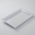 American Metalcraft MEL21 Plastic White Rectangular Endurance Platter