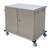 Lakeside 5632 Elite Series 55.75" W Stainless Steel 2 Sections 32 Trays Non-Insulated Tray Delivery Cart