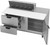 Beverage Air SPED60HC-10C-2 60" W Two-Section One Door Sandwich Top Refrigerated Counter