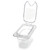 Carlisle 3068707 1 Qt. 1/9 Size PolyCarbonate Clear Storplus Food Pan