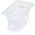 Carlisle 3068707 1 Qt. 1/9 Size PolyCarbonate Clear Storplus Food Pan