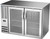 Beverage Air BB48HC-FG-S 48" W Stainless Steel Two-Section Glass Door Refrigerated Food Rated Back Bar Storage Cabinet - 115 Volts