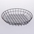 American Metalcraft WIB120 12" Metal Black Round Basket
