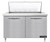Continental Refrigerator D48N18M 48" W Two-Section Two Door Designer Line Mighty Top Sandwich Unit