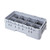 Cambro 8HC414151 Camrack Cup Rack With Soft Gray Extender Half Size - 5 Cases