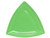 Tuxton CTZ-1248 Ceramic White Triangular Plate (6 Each Per Case)