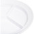 Carlisle KL20302 8 3/4" Dia. Plastic White Round Kingline 3-Compartment Plate