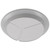 Carlisle KL20302 8 3/4" Dia. Plastic White Round Kingline 3-Compartment Plate