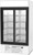 Beverage Air MMR38HC-1-W 43.5" W Two-Section Glass Door MarketMax Refrigerated Merchandiser