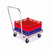 Lakeside 452 27.5" W Stainless Steel Single Stack Rack Dolly with Push Handle