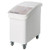 Winco IB-27 Mobile Plastic Hinged Ingredient Bin