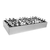 Glastender IDU-12X36 Stainless Steel Ice Display Unit - 36"W x 12"D x 7"H