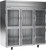 Beverage Air HFPS3HC-1HG 78" W Three-Section Glass Door Reach-In Horizon Series Freezer - 208/230 Volts