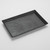 American Metalcraft FSMEL23 Melamine Black Rectangular Tray