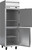 Beverage Air HRP1HC-1HS 26" W One-Section Solid Door Reach-In Horizon Series Refrigerator