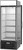 Beverage Air MMR23HC-1-B 27" W One-Section Glass Door MarketMax Refrigerated Merchandiser