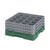 Cambro 16S738119 Camrack Glass Rack With (3) Soft Gray Extenders - 3 Cases